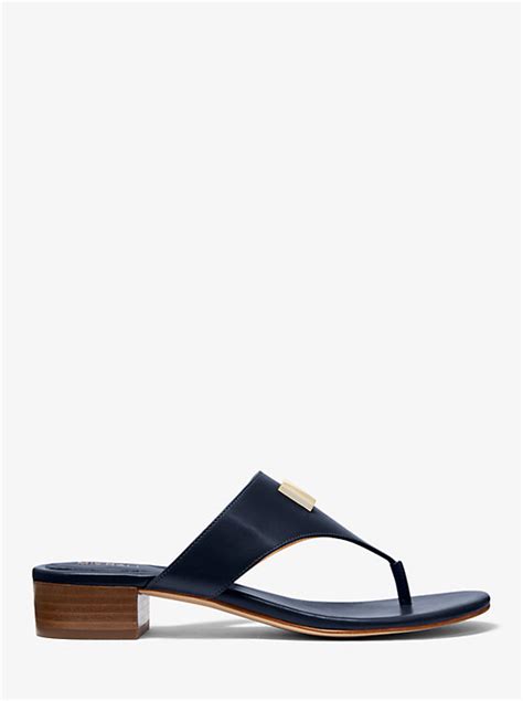 michael kors deanna leather sandal|Deanna Leather Sandal .